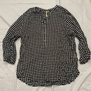 Checkered Button Up Shirt